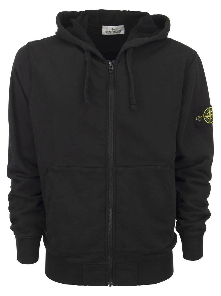 Stone Island Stone Island Zip-Up Drawstring Hoodie 1