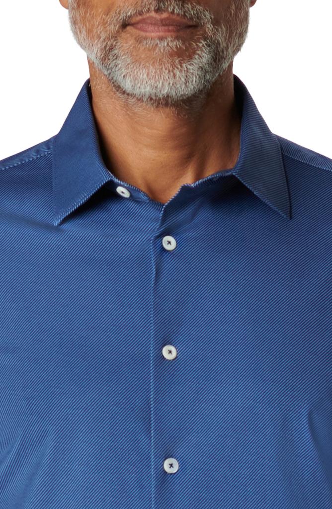 BUGATCHI James OoohCotton® Stripe Button-Up Shirt