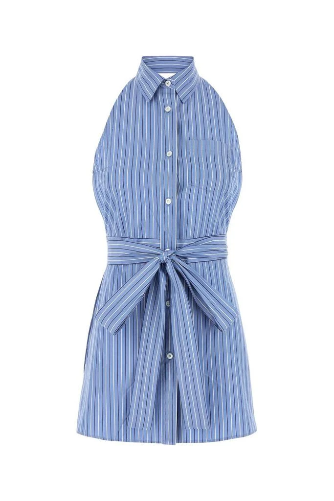 Prada Prada Sleeveless Striped Halterneck Shirt 1