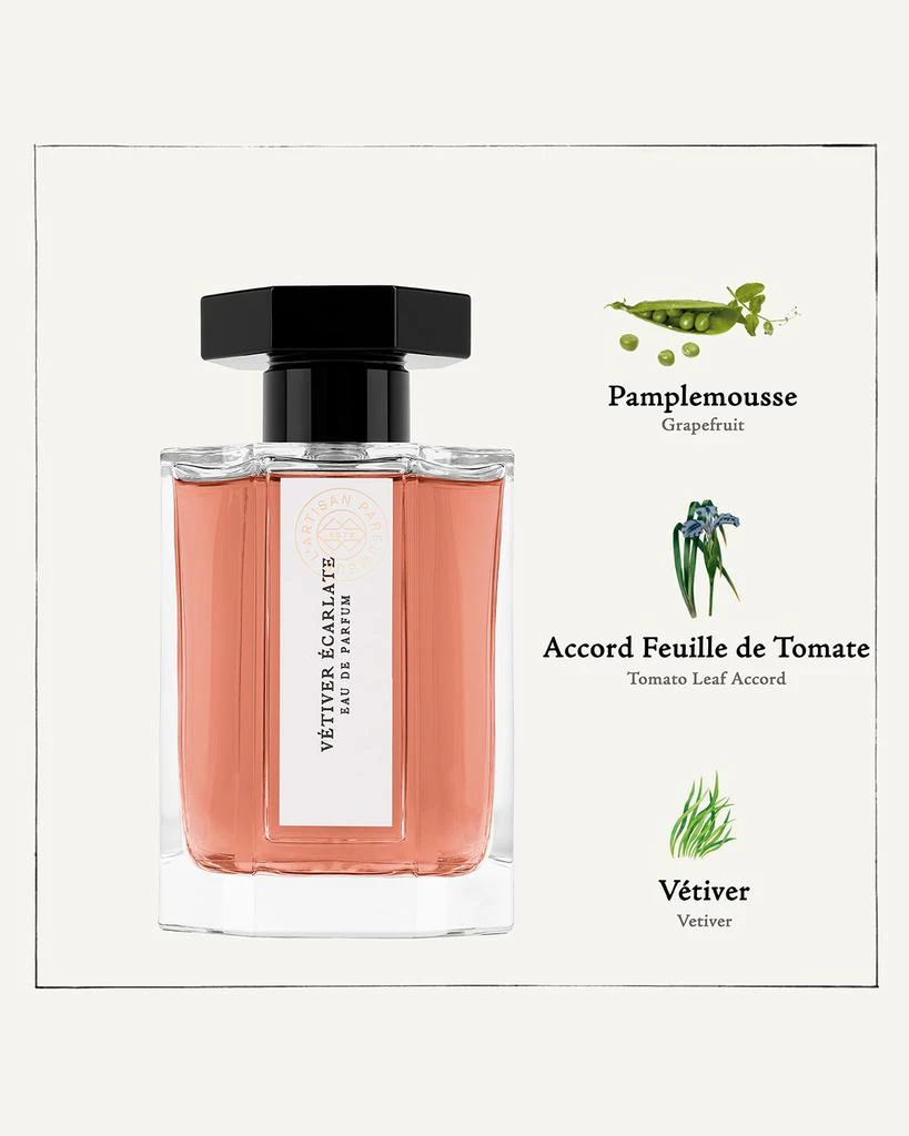 L'artisan Parfumeur Vetiver Ecarlate Eau de Parfum, 3.4 oz. 3