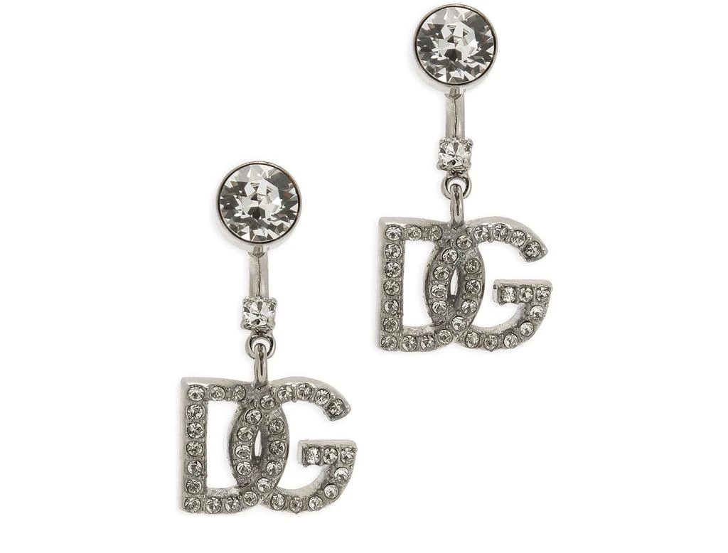 Dolce & Gabbana Earrings with DG logo and rhinestones 2