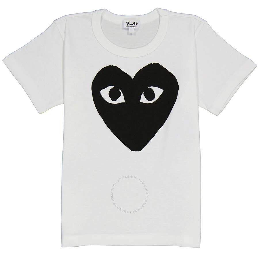 Comme des Garcons Kids Big Heart Print Short Sleeve T-shirt 1