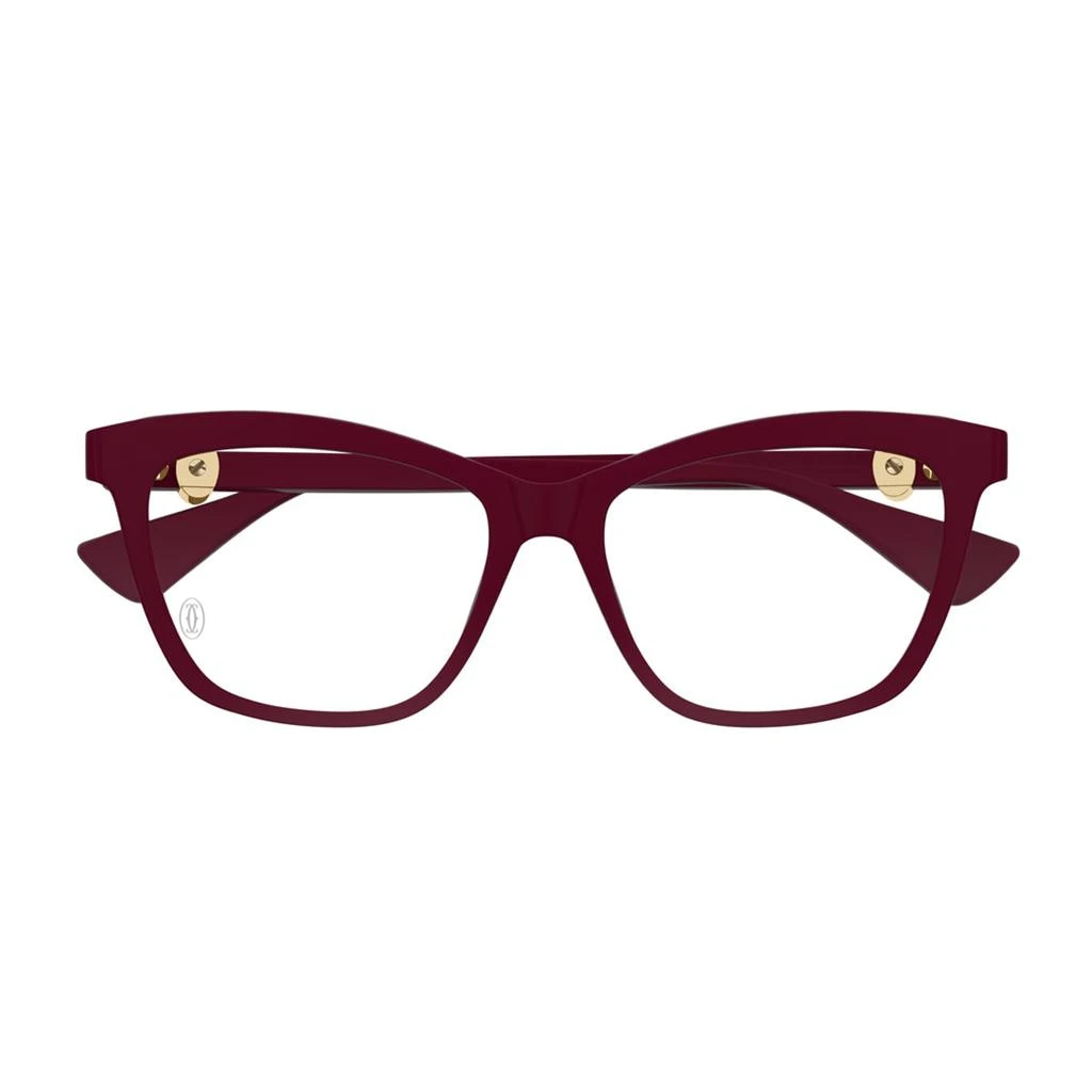 Cartier Eyewear Cartier Ct0526o C De Cartier 003 Burgundy Glasses 1