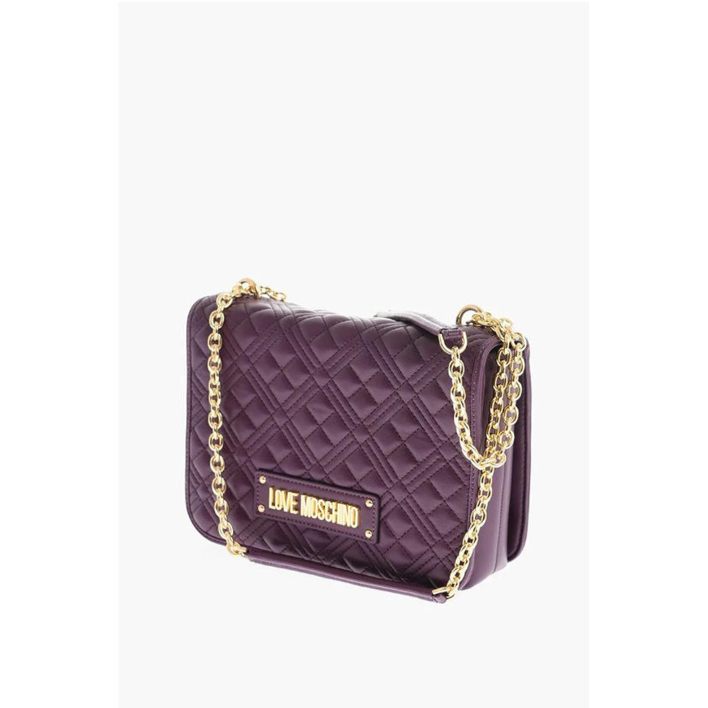 Moschino Moschino LOVE quilted faux leather shoulder bag 3