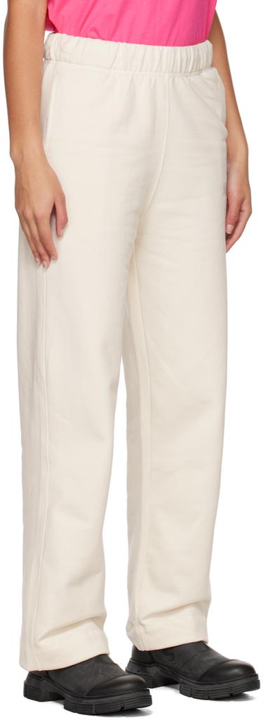 Ganni Off-White Software Loose Fit Lounge Pants