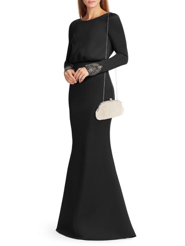 La Regale Faux Pearl Convertible Clutch