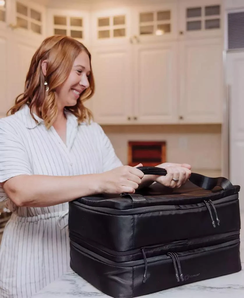 ONIVA Double Decker 21 Bottle Insulated Casserole Tote Bag 6