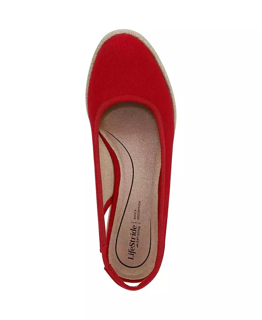 LifeStride Women's Kayden Slingback Wedge Espadrilles 4