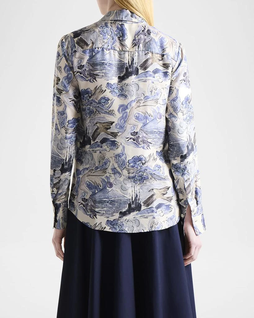 Altuzarra Chika Printed Button Down Top 3