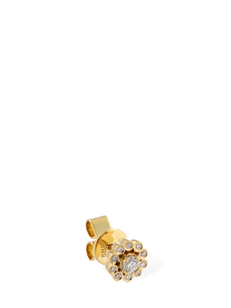 Sophie Bille Brahe Soleil De Fleur Diamond Mono Earring