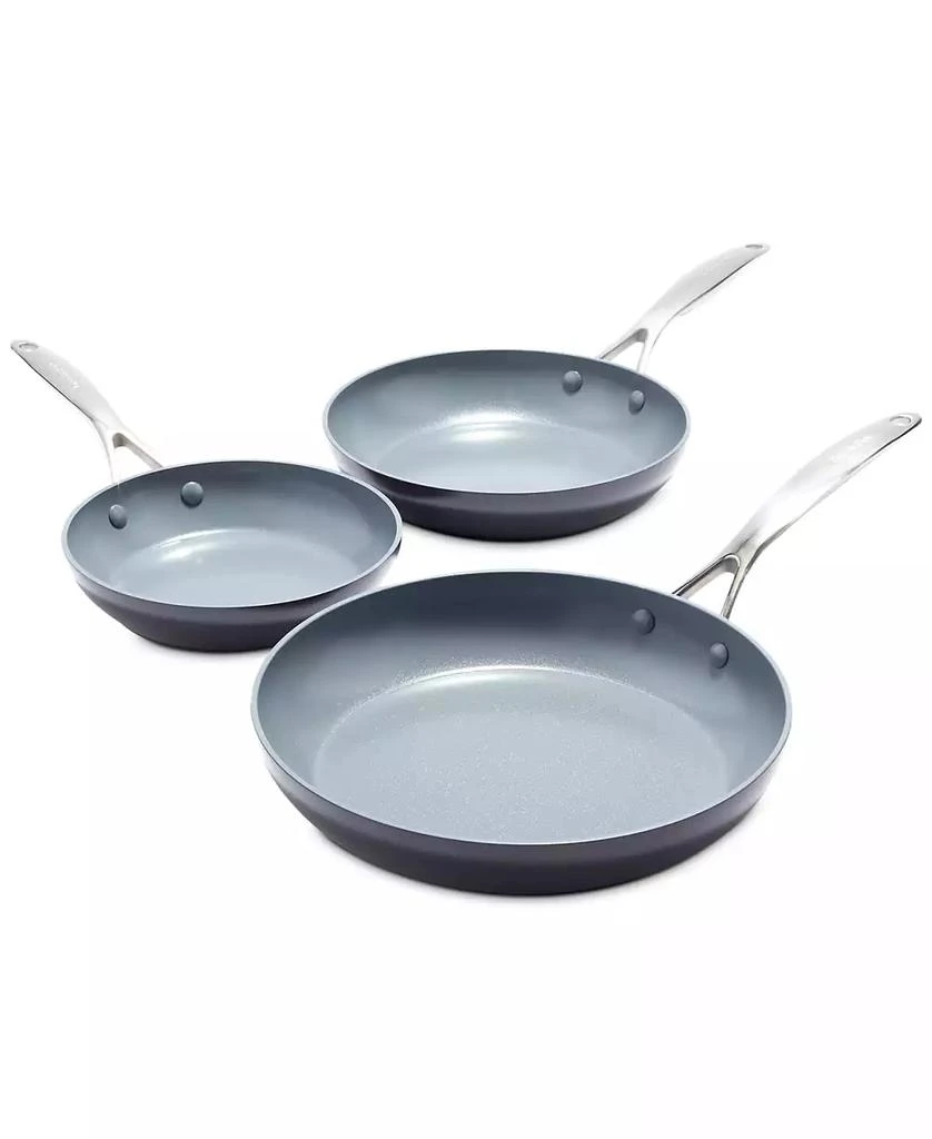 Greenpan Valencia Pro Healthy Ceramic Nonstick 8", 9.5"
11" Frypan Set