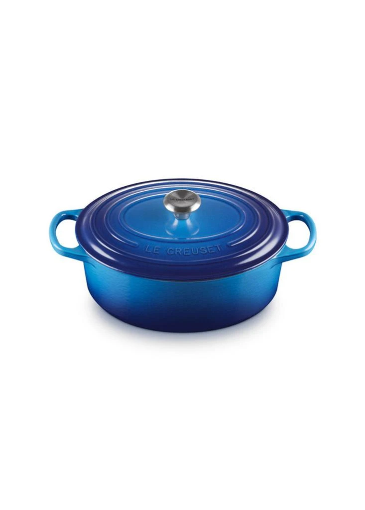 Le Creuset Signature cast iron oval casserole 27cm 4.1l 1