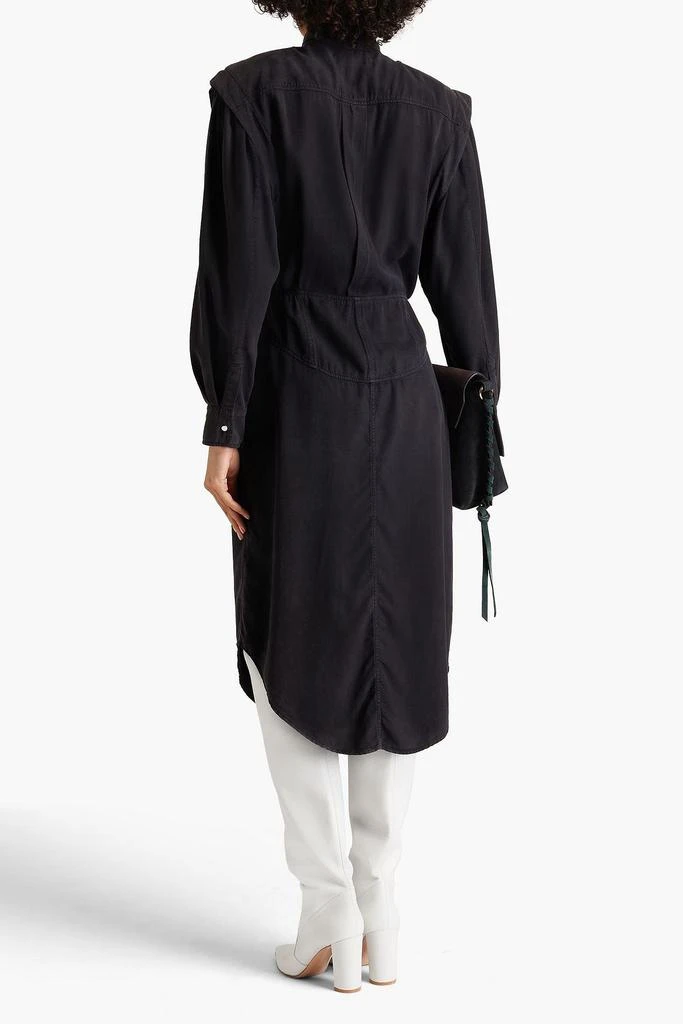Isabel Marant Naveen Lyocell-twill midi shirt dress 3