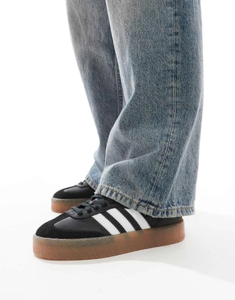 Adidas adidas Originals Sambae trainers in black 3