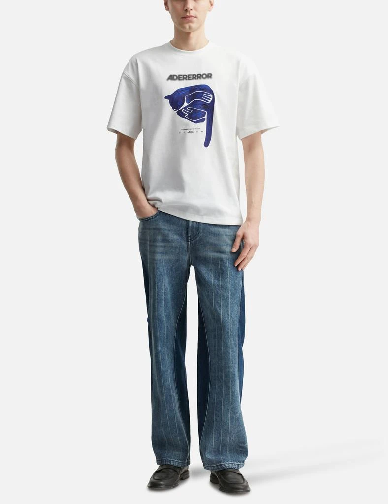 Ader Error Cat Semi-oversized Fit T-shirt 5