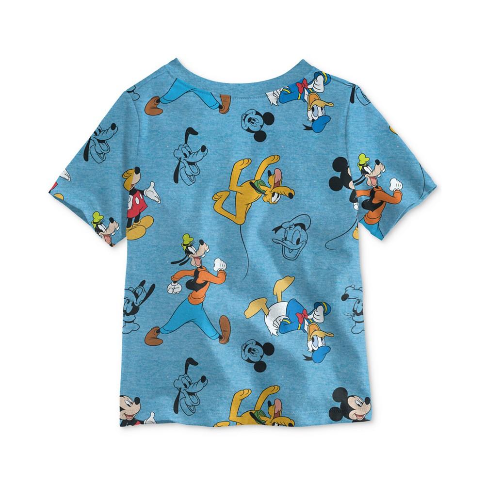 Disney Little Boys Mickey Mouse Printed Crewneck T-Shirt