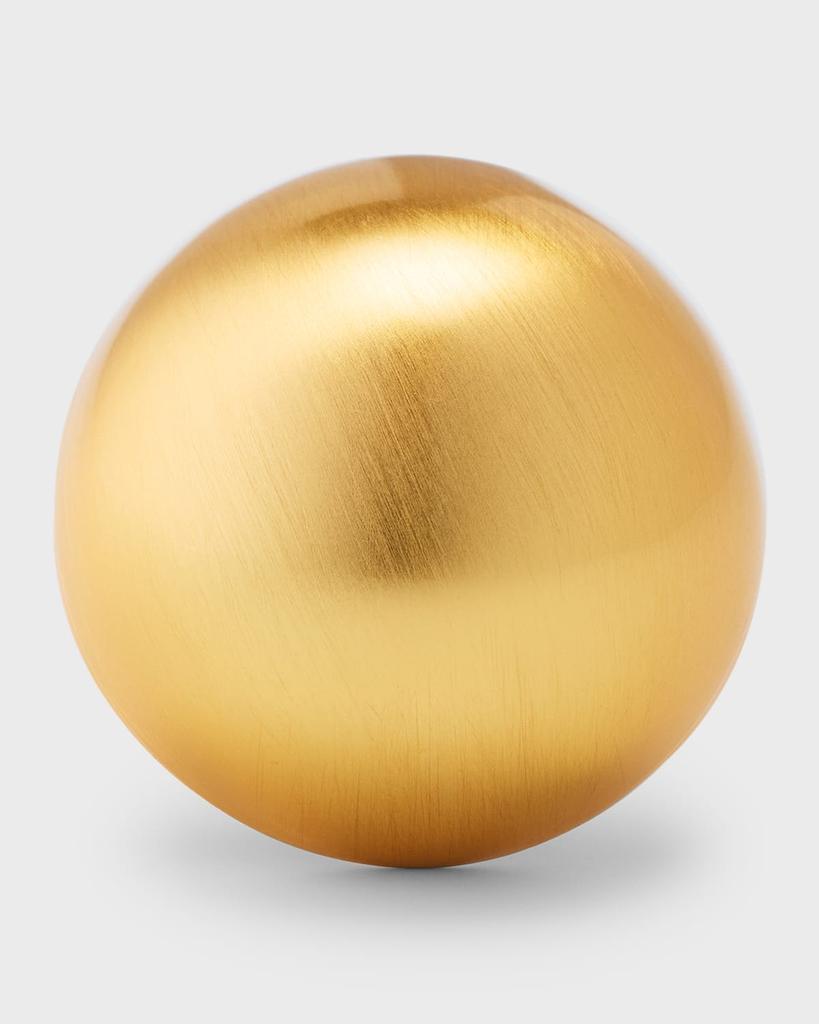 NEST Jewelry Brushed Gold-Plated Dome Adjustable Ring