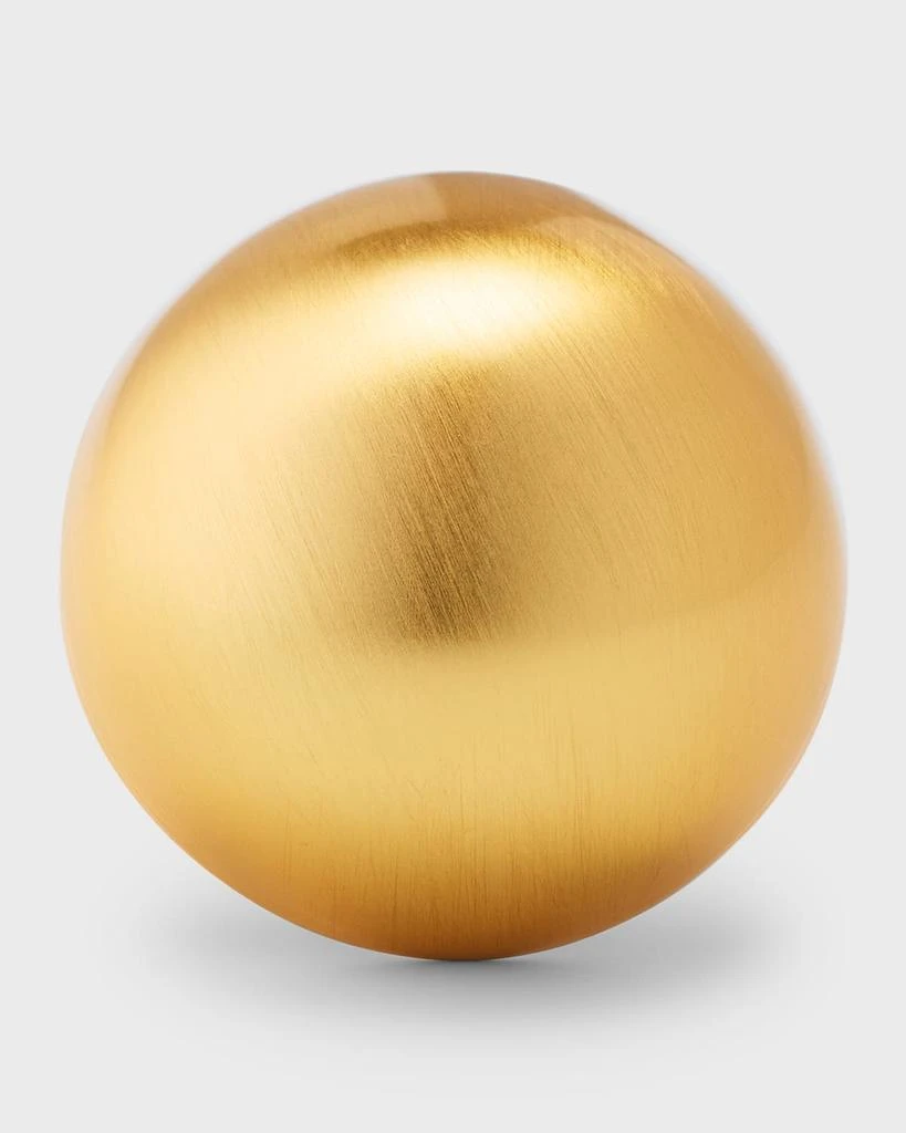 NEST Jewelry Brushed Gold-Plated Dome Adjustable Ring 1