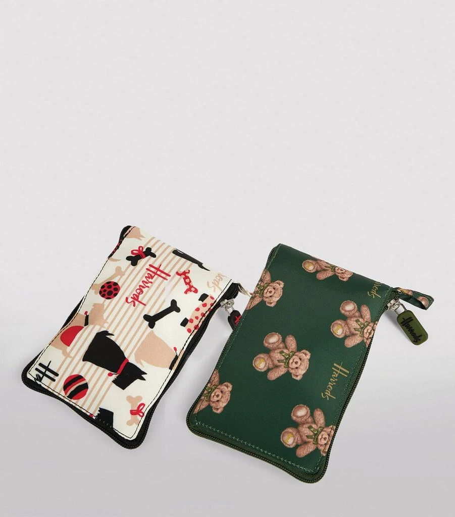 Harrods Scottie Dog and Jacob Bear Recycled Pocket Shopper Bag (Set of 2) 4