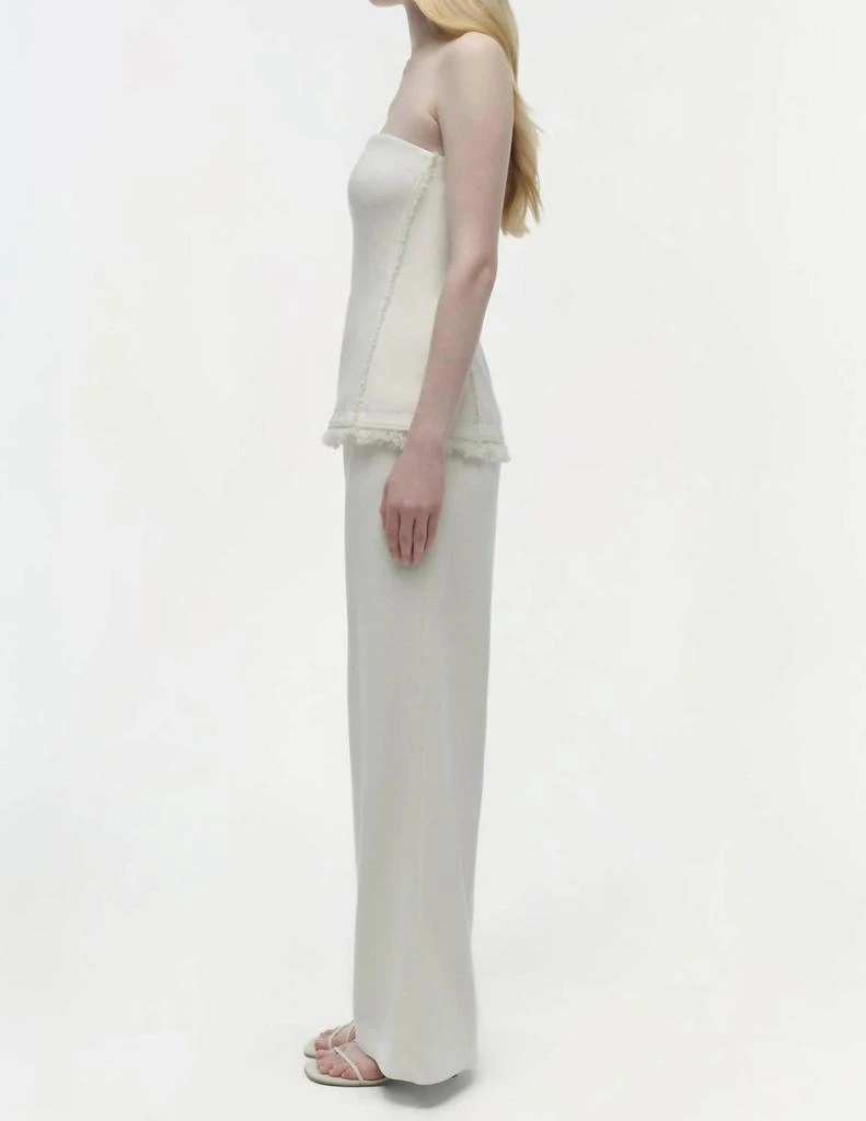 Jonathan Simkhai Theodora Bustier Top In Snow 2