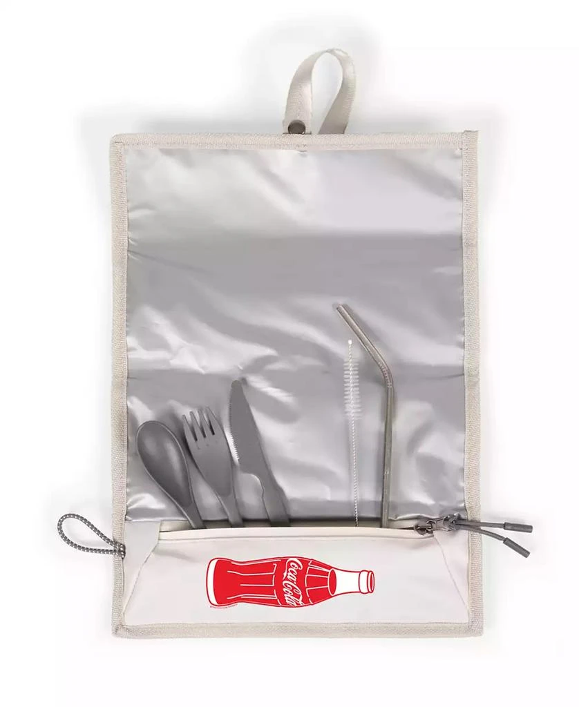 ONIVA Coca-Cola 17 Liter Tarana Lunch Bag Cooler with Utensil Set 4
