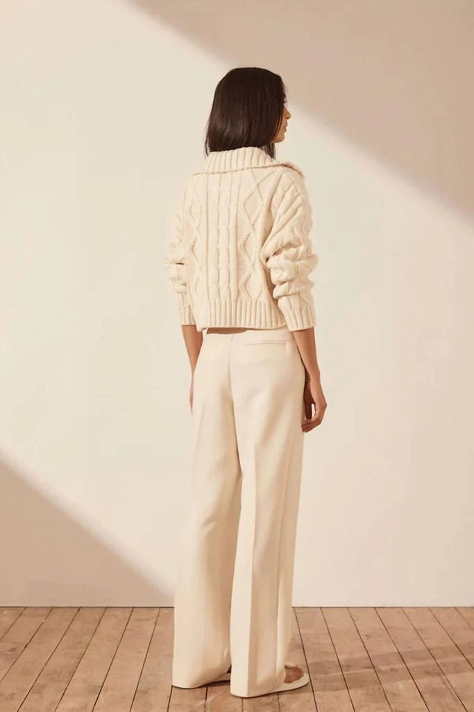 Shona Joy Shona Joy - MERCURE BUTTON UP CABLE JUMPER 5