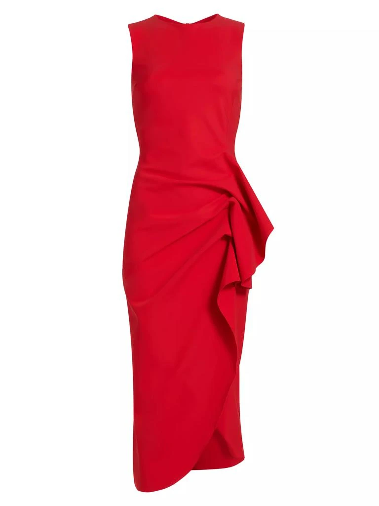 Chiara Boni Wang Ruffle Cocktail Midi-Dress 1