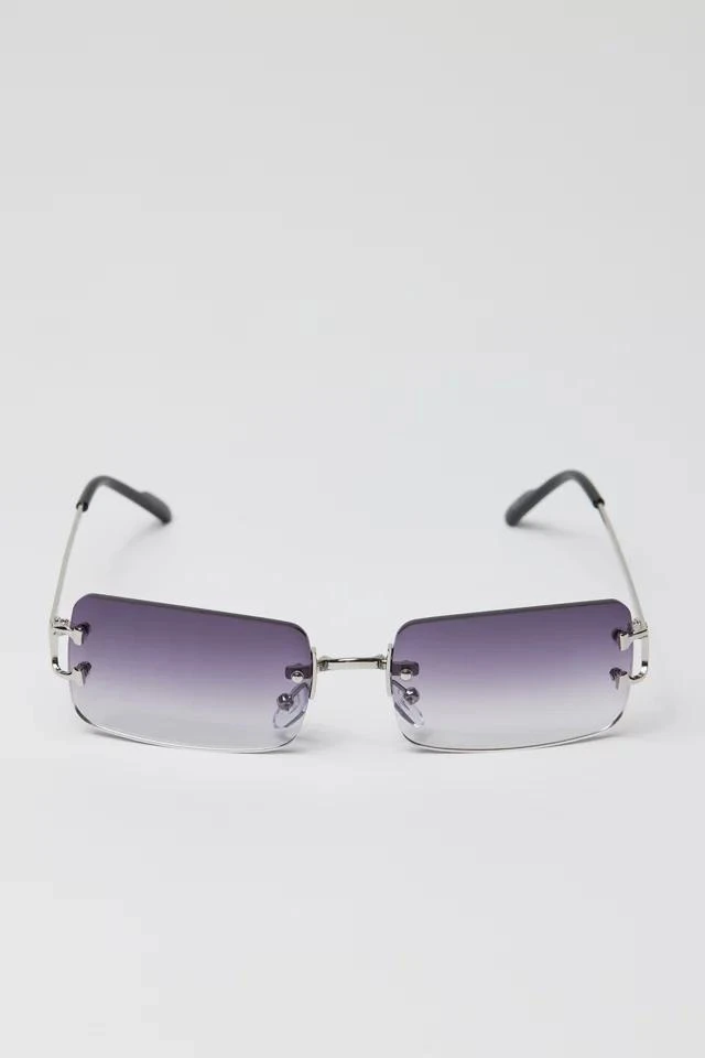 Urban Outfitters Berkeley Rimless Rectangle Sunglasses 1
