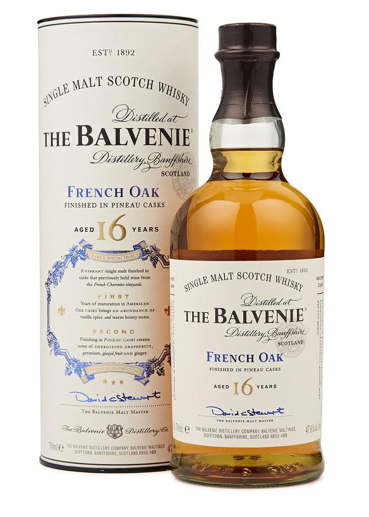 Balvenie 16 Year Old French Oak Pineau Cask Finished Single Malt Scotch Whisky 1