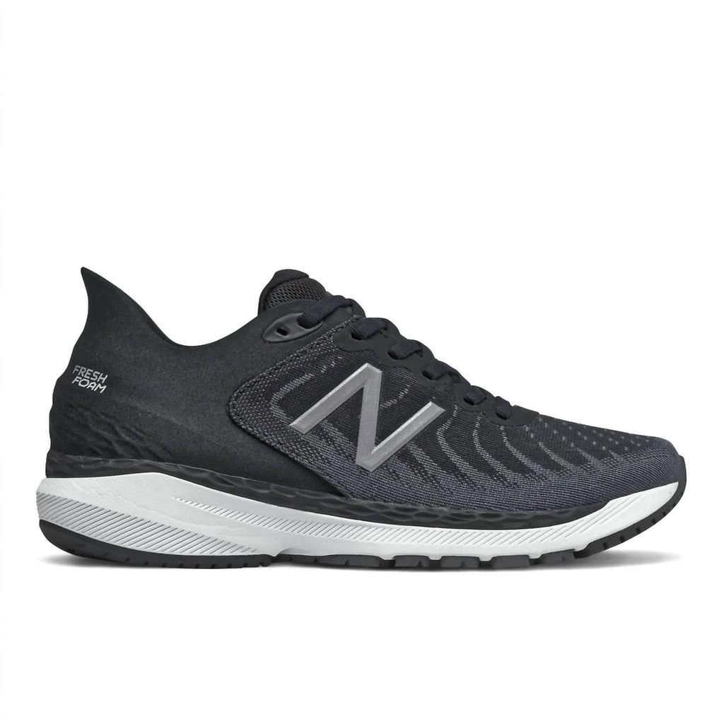 New Balance Women's Fresh Foam 860V11 Running Shoes - 2E/extra Wide Width In Black 1