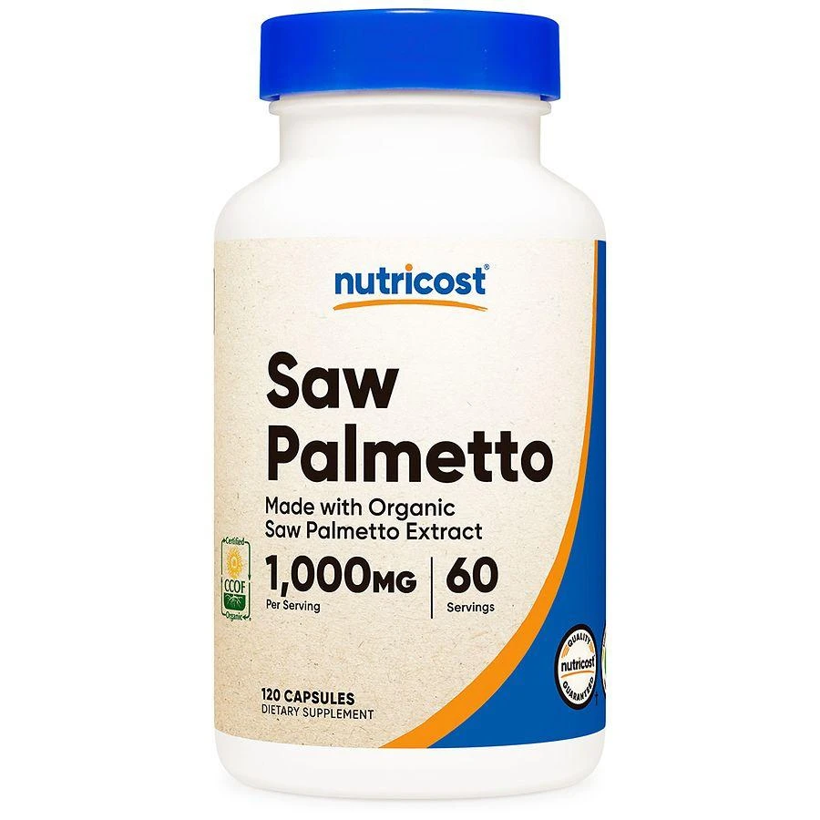 Nutricost Organic Saw Palmetto (MWO) 500 mg Capsules 1