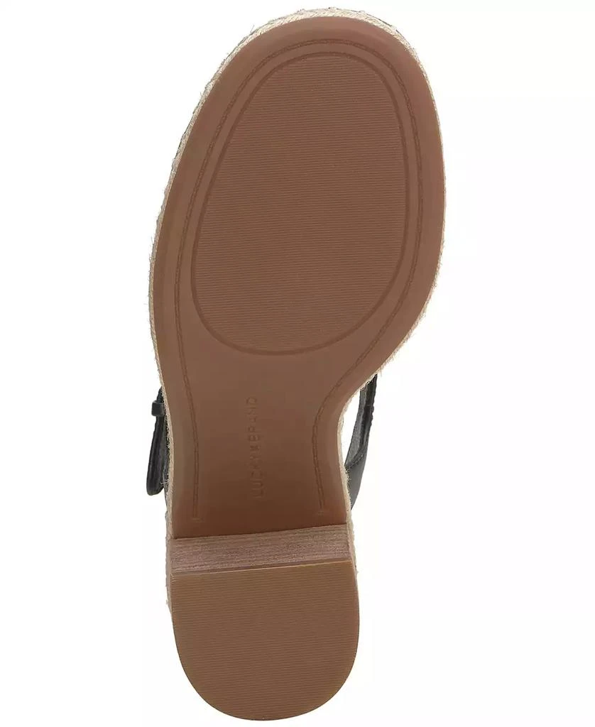Lucky Brand Women's Jennyl Block-Heel Espadrille Sandals 9