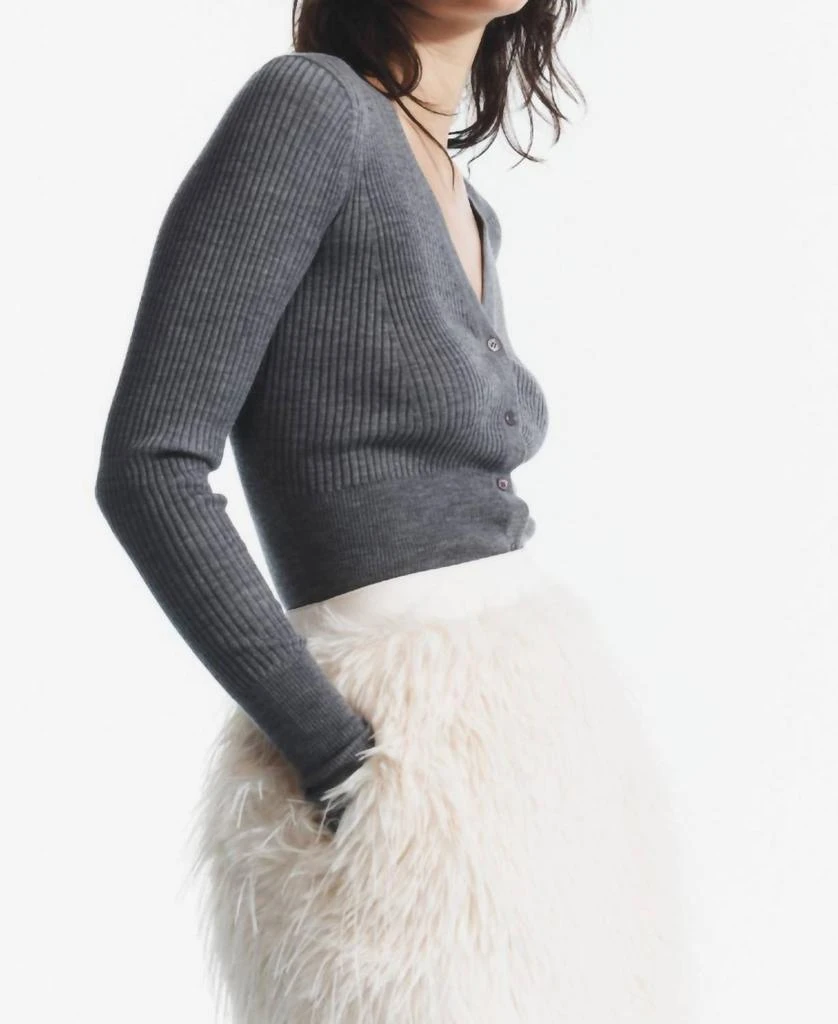 Saint Art Saint Art - Braylon Rib Cardigan Sweater 2