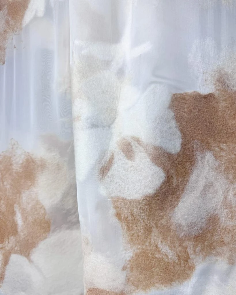 Sand River Tibetan Cashmere and Silk Felted Blanket 4