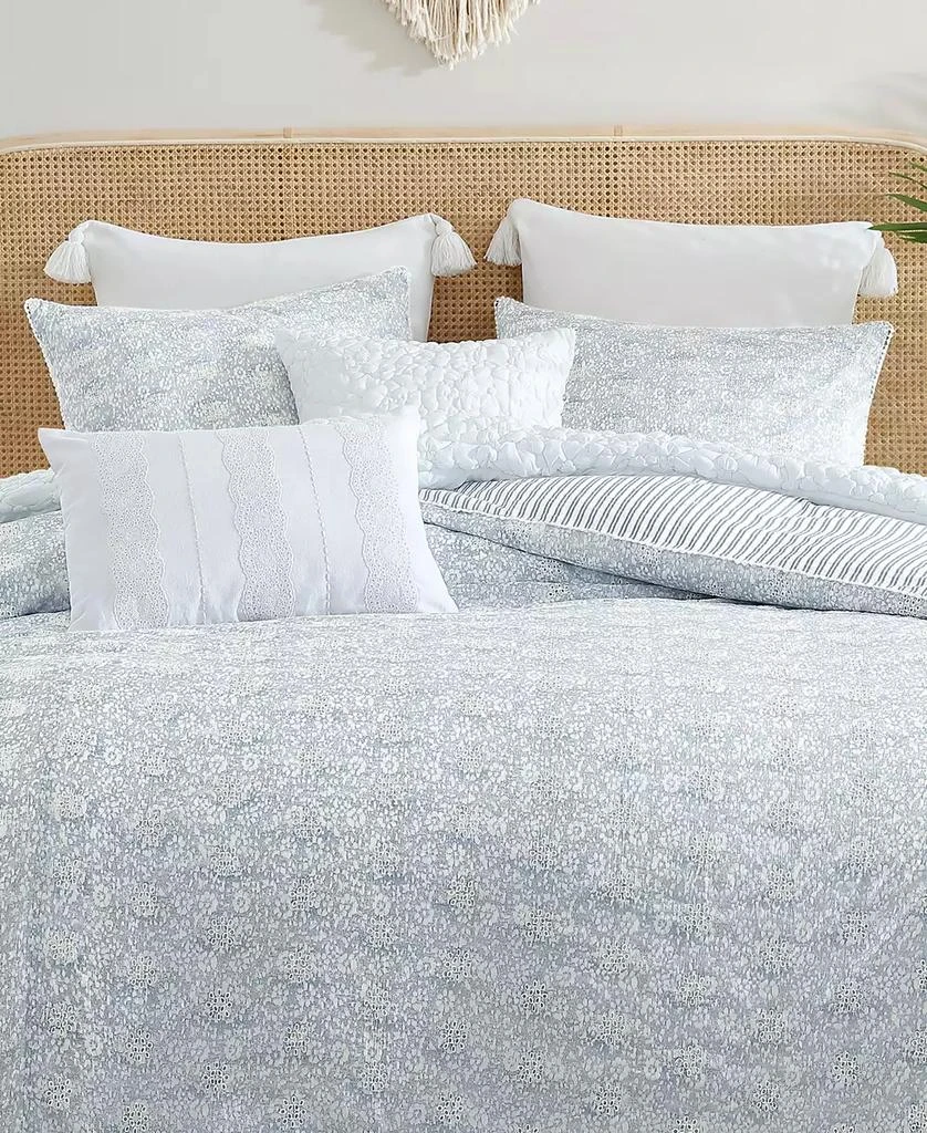 Peri Home Ikat Eyelet 3-Pc. Comforter Set 3