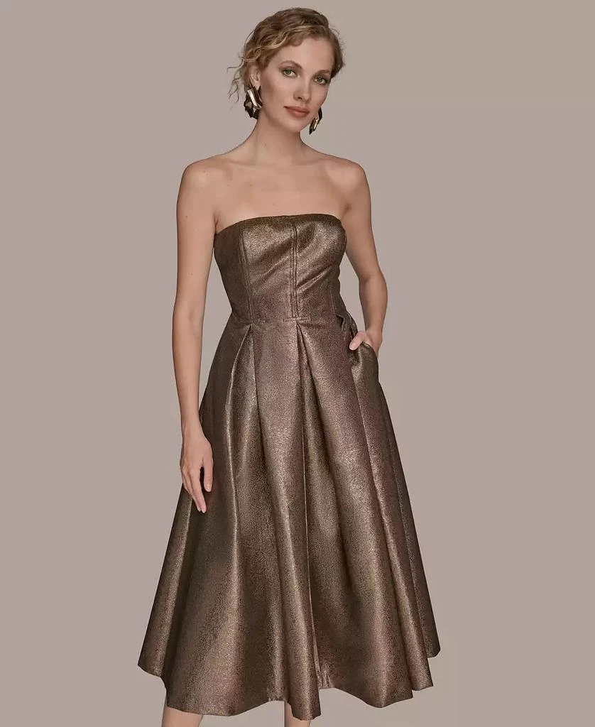Shop Women's Strapless Fit and Flare Cocktail Dress on Sale at BeyondStyle   Get 51% Off Women's Strapless Fit and Flare Cocktail Dress with  Limited-Time Flash Deals, Exclusive Discounts, and Special Offers.