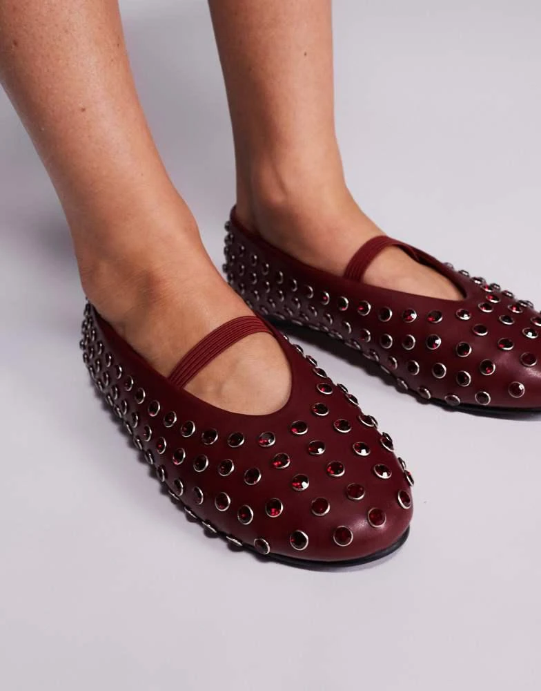Shop Public Desire Mina studded ballet flats in burgundy on Sale at BeyondStyle Get 25% Off Public Desire Mina studded ballet flats in burgundy with Limited-Time Flash Deals, Exclusive Discounts, and Shop Public Desire Mina studded ballet flats in burgundy on Sale at BeyondStyle Get 25% Off Public Desire Mina studded ballet flats in burgundy with Limited-Time Flash Deals, Exclusive Discounts, and