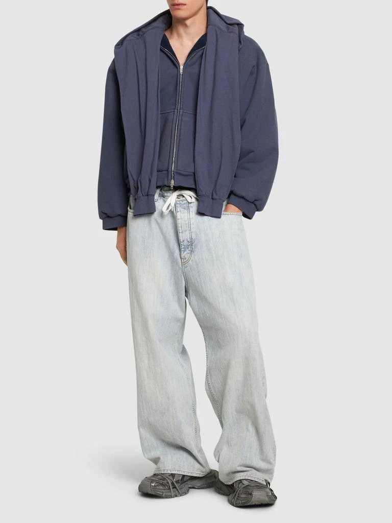 Balenciaga Incognito Cotton Blend Hoodie 1