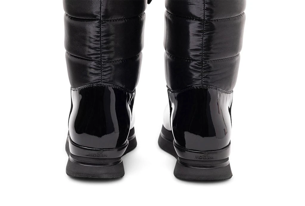 hogan Hogan Restyling Padded Boots in BLACK 3