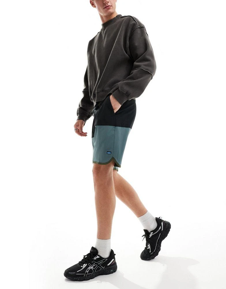 KAVU Kavu quick dry colour block short with UV protection in multi 3