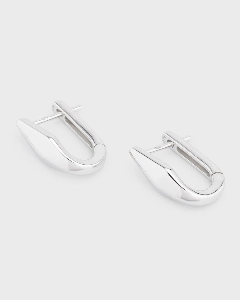 Monica Rich Kosann Sterling Silver Points North Large Huggie Earrings 3