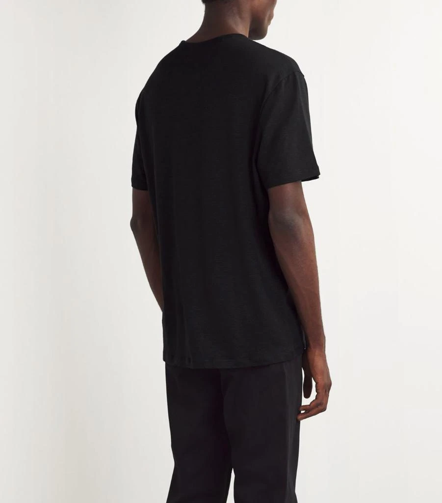 7 For All Mankind Linen-Blend T-Shirt 4