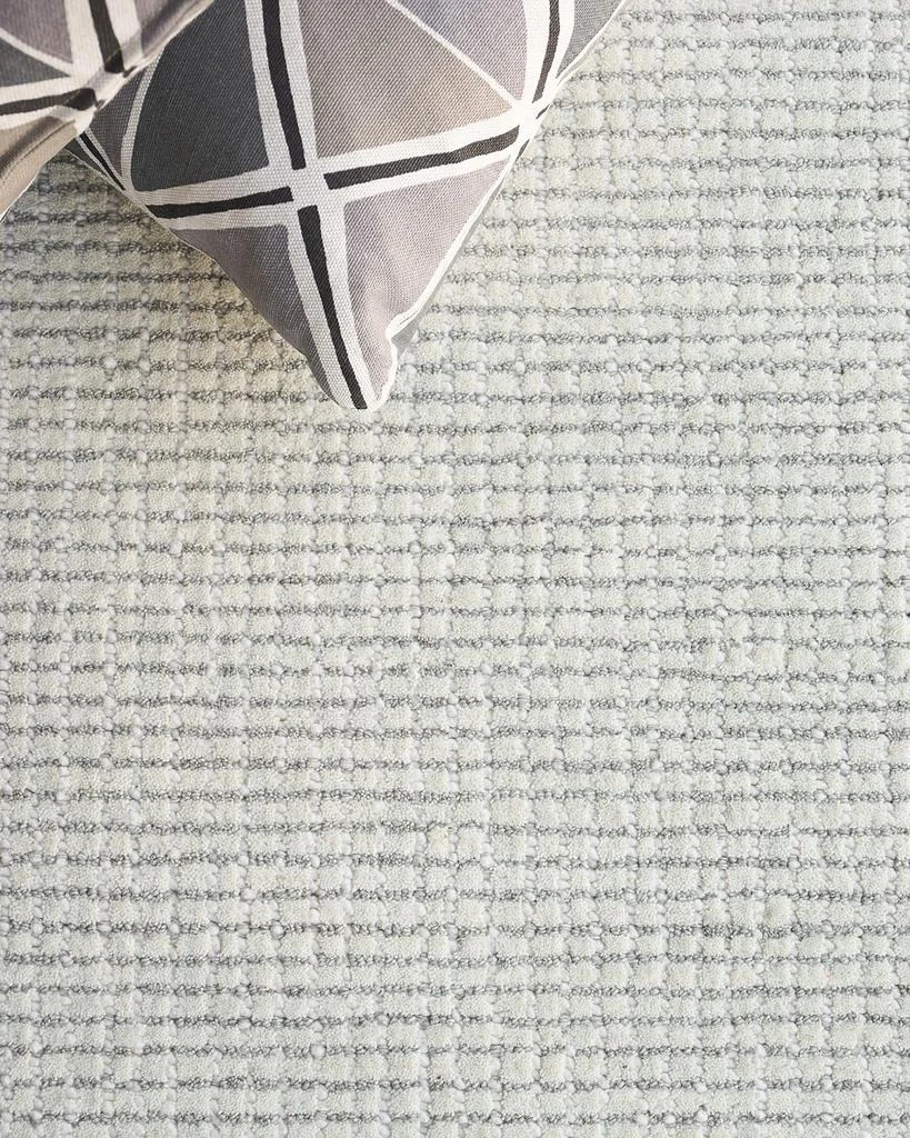 Exquisite Rugs Key West Hand-Tufted Light Silver Rug, 8' x 10' 7