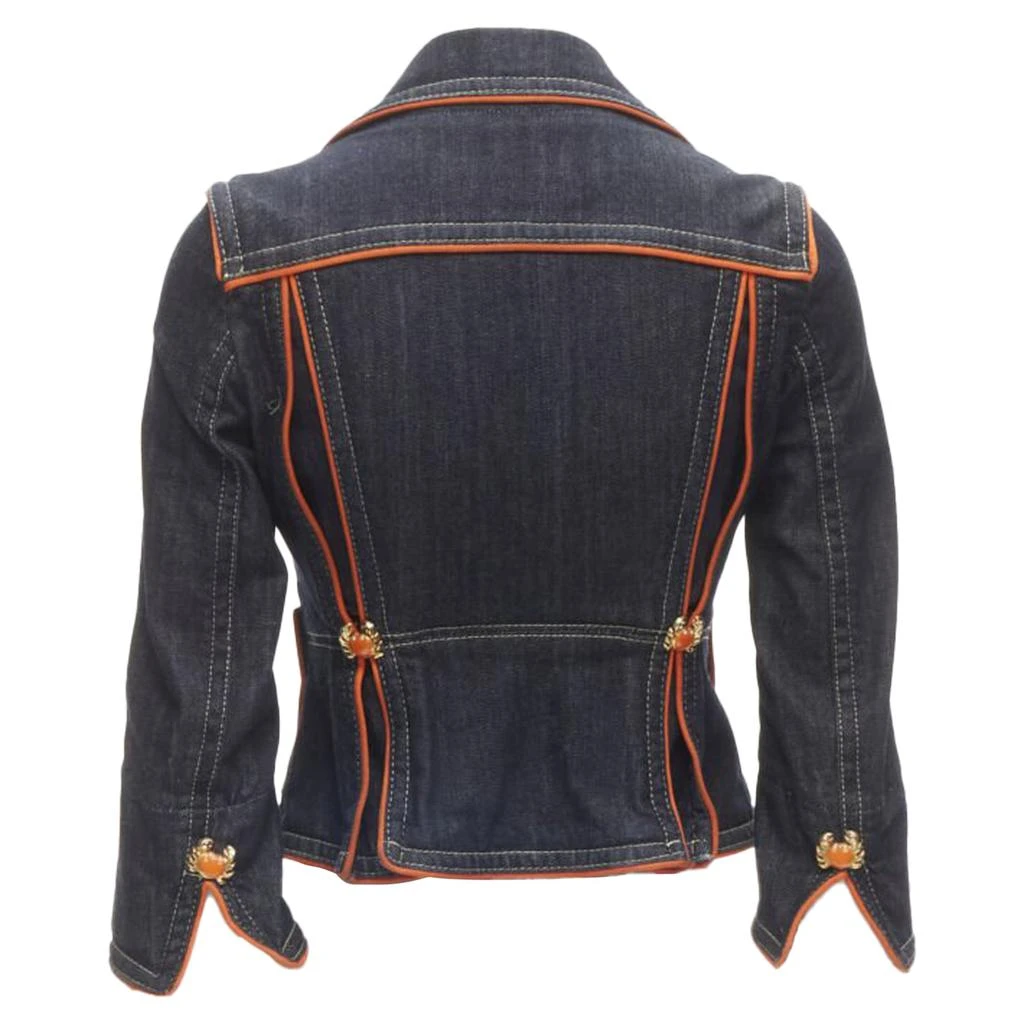DSQUARED2 crab denim cropped jacket 6