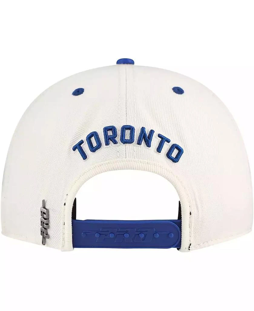 Pro Standard Men's Cream Toronto Maple Leaf's Retro Classic Logo Snapback Hat 3