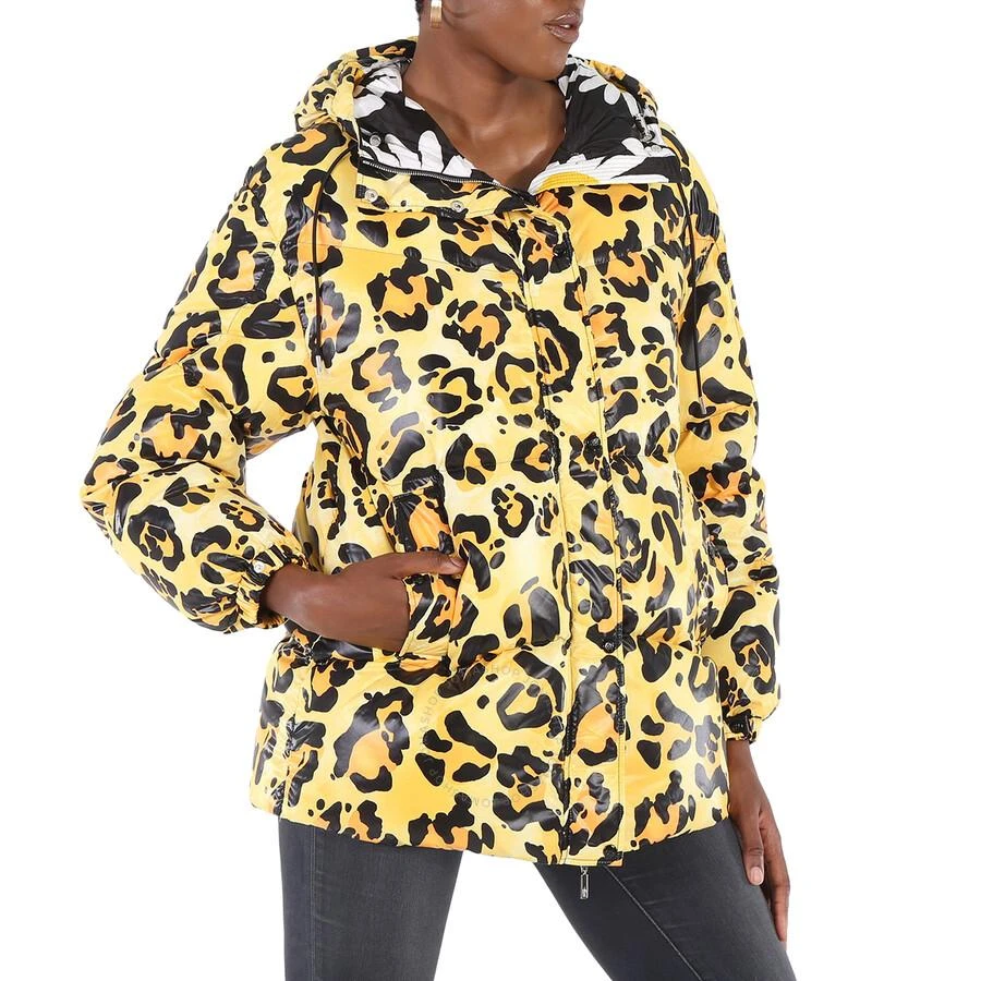 Moncler Ladies Richard Quinn Mary Leopard-print Quilted Jacket 2