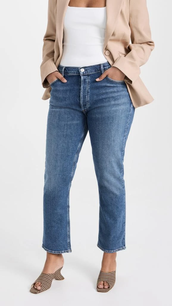 Citizens of Humanity Charlotte High Rise Straight Jeans 7