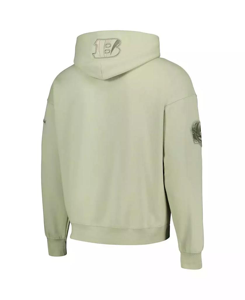Pro Standard Men's Joe Burrow Light Green Cincinnati Bengals Player Name and Number Pullover Hoodie