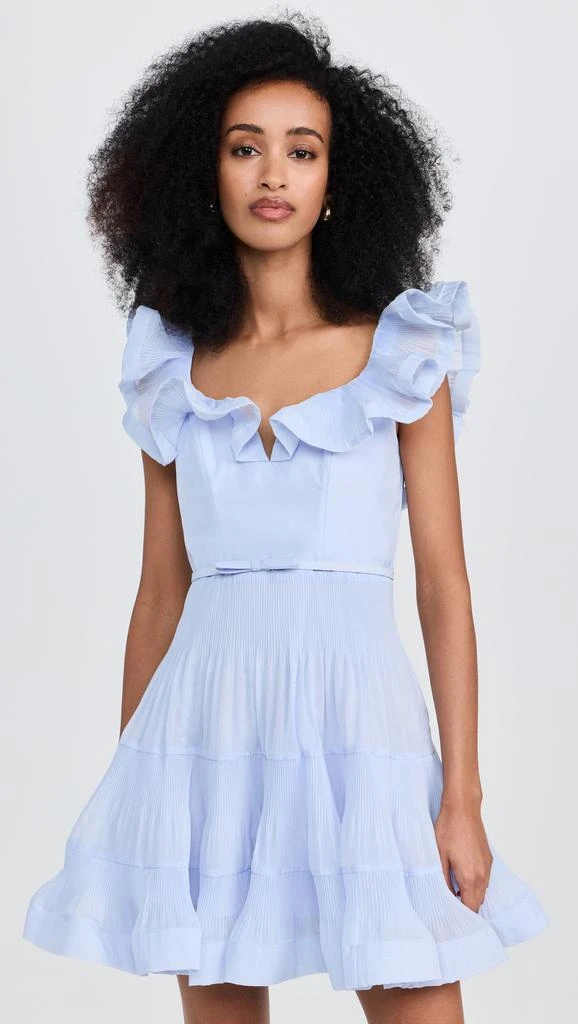 Zimmermann Pleated Frill Mini Dress 6