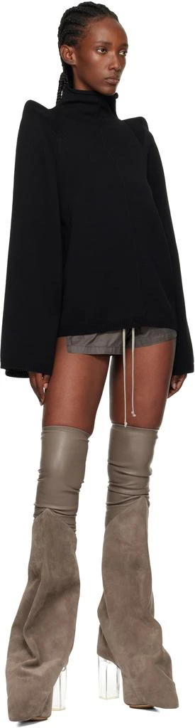 Rick Owens Gray Concordians Boxing Shorts 4